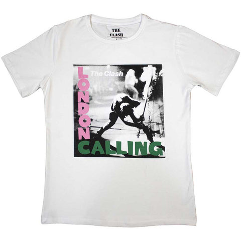 Clash - London Calling White Ladies T-shirt