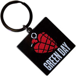 Green Day -  Grenade Logo Key Ring