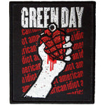 Green Day - American Idiot Text Woven Patch