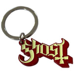 Ghost - Red Logo Key Ring