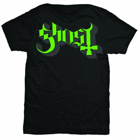 Ghost - Green/Grey Logo Men's T-shirt