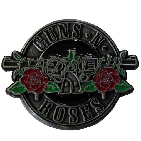 Guns 'N' Roses - Silver Circle Pin Badge