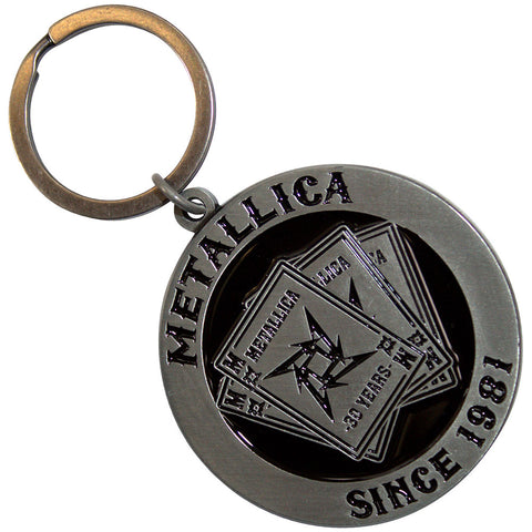 Metallica - 30th Anniversary Card Key Ring