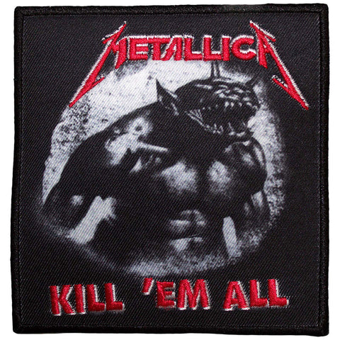 Metallica - Jump In The Fire Black Woven Patch