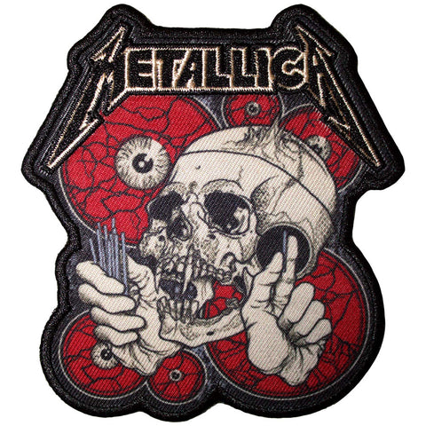 Metallica - The Shortest Straw Red Eyes Woven Patch