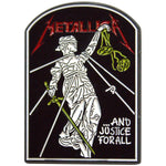 Metallica - And Justice For All Tomestone Pin Badge