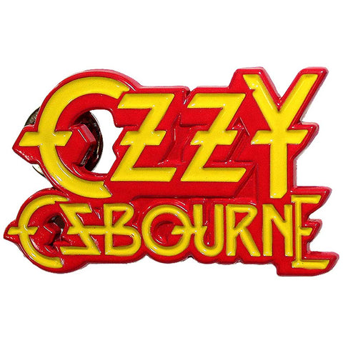 Ozzy Osbourne - Stacked Logo Pin Badge