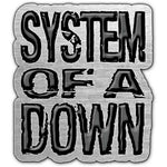 System of a Down - Metal Logo Pin Badge
