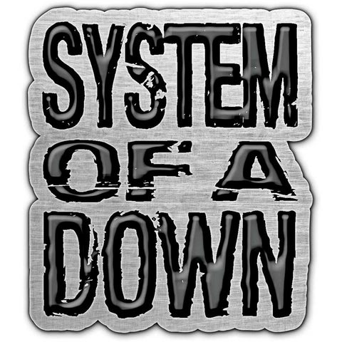 System of a Down - Metal Logo Pin Badge