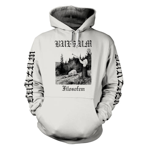 FILOSOFEM 3 2018 (WHITE) - Mens Hoodies (BURZUM)