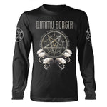 PURITANICAL EUPHORIC MISANTHROPIA (SKULLS) - Mens Longsleeves (DIMMU BORGIR)