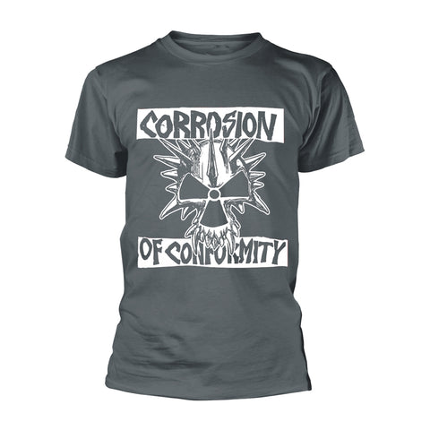 SKULL LOGO (GREY) - Mens Tshirts (CORROSION OF CONFORMITY)