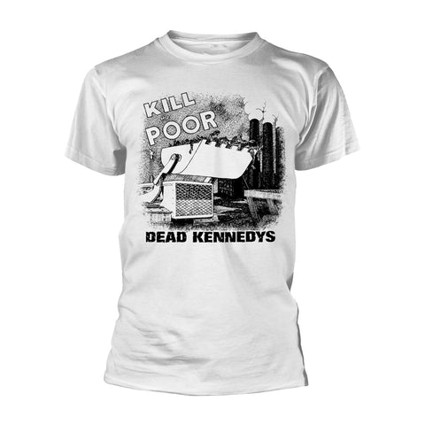 KILL THE POOR (WHITE) - Mens Tshirts (DEAD KENNEDYS)