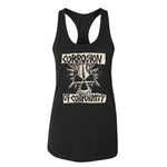 SKULL LOGO 1 (BLACK) - Womens Tops (CORROSION OF CONFORMITY)