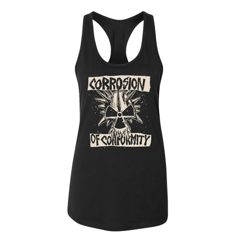 SKULL LOGO 1 (BLACK) - Womens Tops (CORROSION OF CONFORMITY)