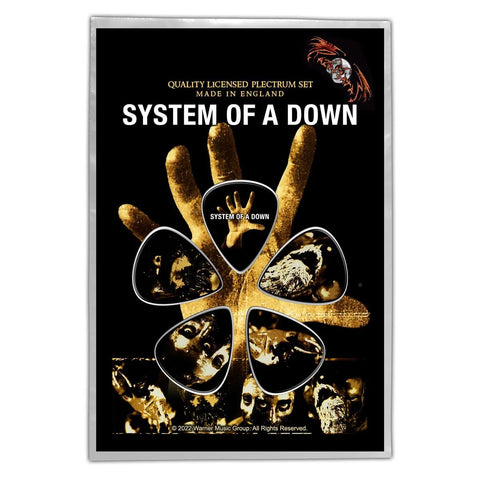 System of a Down - Pack of 5 Guitar Picks Hand