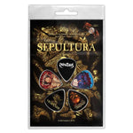 Sepultura - Pack of 5 Guitar Pick Discography