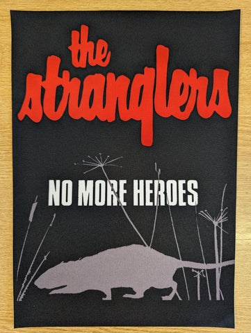 The Stranglers - No More Heroes Black Backpatch