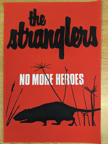 The Stranglers - No More Heroes Red Backpatch