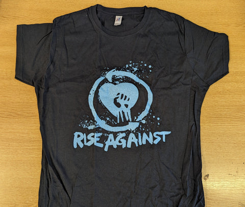 Rise Against - Blue Fist Ladies Top