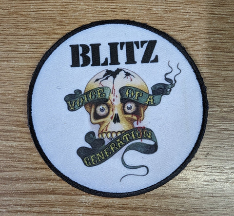 Blitz - Voice Of A Generation Round Patch