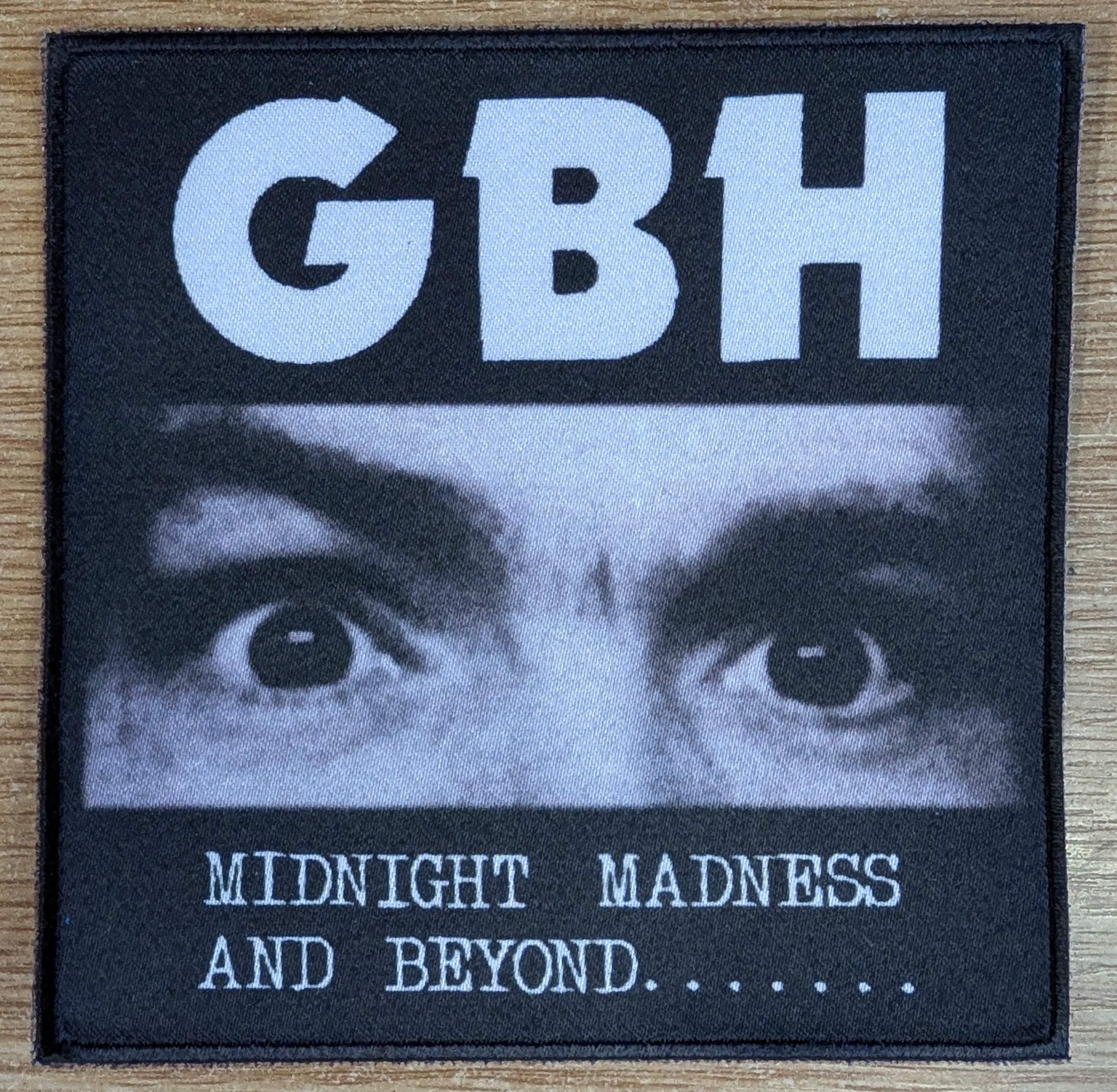 GBH - Midnight, Madness and Beyond Patch – Punk Rock Shop