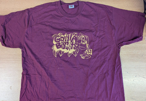 Gorilla Biscuit - Caveman Burgundy Men's T-shirt