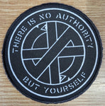 Crass - No Authority Patch