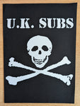 UK Subs - Skull & Crossbones Backpatch
