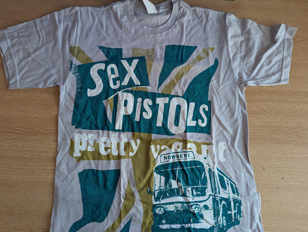 Sex Pistols - Pretty Vacant Bus Grey Men's T-shirt – Punk Rock Shop