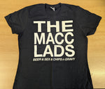 The Macc Lads - Logo  Ladies T-shirt