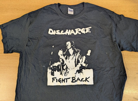 Discharge - Fight Back distressed Men's T-shirt