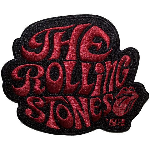 Rolling Stones - Swirl Logo 82 Woven Patch