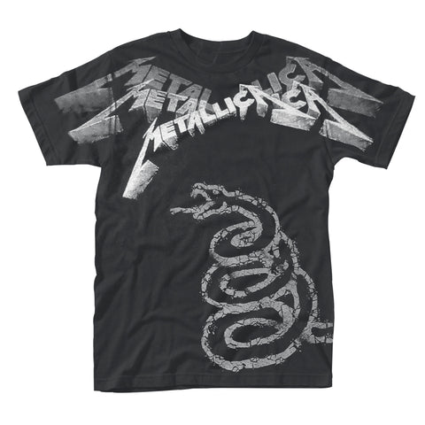 BLACK ALBUM FADED (ALL OVER) - Mens Tshirts (METALLICA)