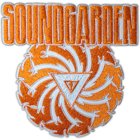 Soundgarden - Badmotorfinger Orange/White Woven Patch