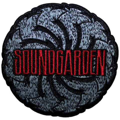 Soundgarden - Logo Swirl B&W Woven Patch