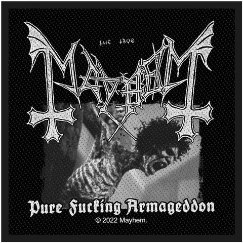 Mayhem - Pure Fucking Armageddon Woven Patch