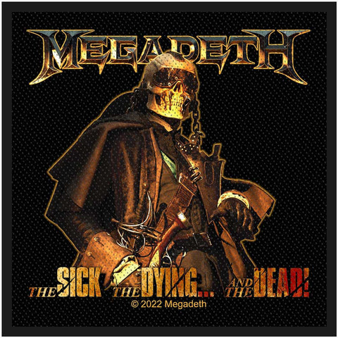 Megadeth - The Sick, Dying and Dead Woven Patch