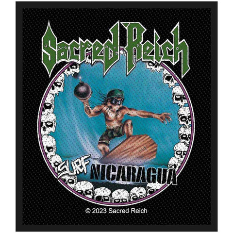 Sacred Reich - Surf Nicaragua Woven Patch