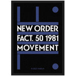 New Order - Fact 50 Woven Patch