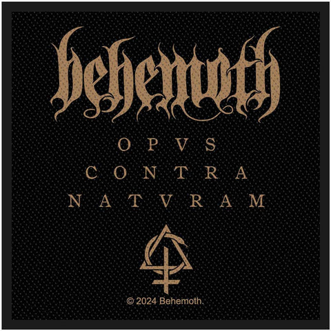 Behemoth - Opvs Contra Natvram Woven Patch