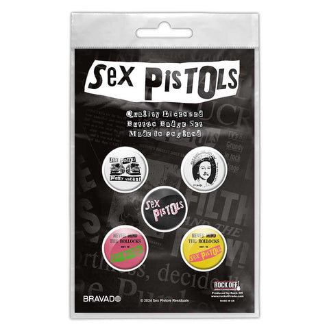 The Sex Pistols - Never Mind The Bollocks Badge Pack