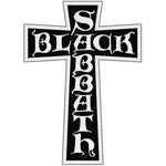 Black Sabbath - Cut Out Cross Logo Woven Patch