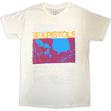 Sex Pistols - 100 Club Natural Backprint Men's T-shirt