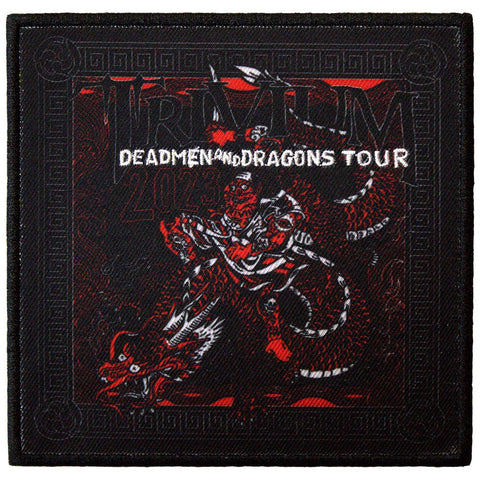 Trivium - Deadman & Dragons Tour Woven Patch