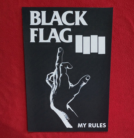 Black Flag - My Rules Backpatch