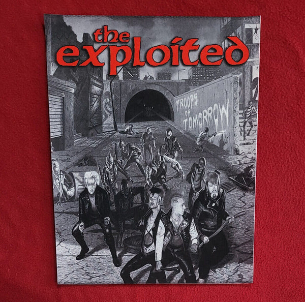 Exploited - Troops of Tomorrow Backpatch – Punk Rock Shop