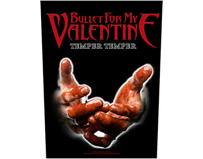 Bullet For My Valentine Temper temper backpatch Backpatche