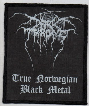 Darkthrone True Norwegan Black Metal Woven Patche