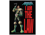 Anthrax I Am The Law Woven Patche